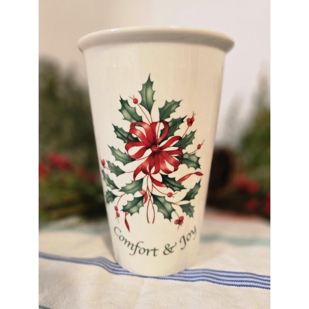 Vintage Lenox America by Design Holiday Comfort &‎ Joy Tumbler